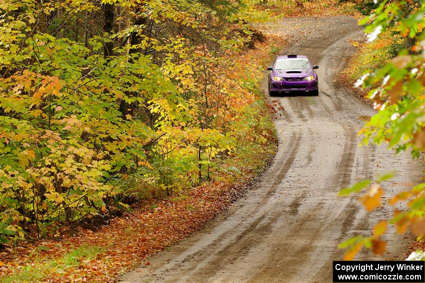 Silas Himes / Charlotte Himes Subaru WRX STi on SS13, Trouble.