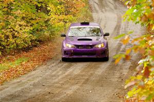 Silas Himes / Charlotte Himes Subaru WRX STi on SS13, Trouble.