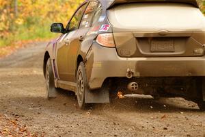 Silas Himes / Charlotte Himes Subaru WRX STi on SS13, Trouble.