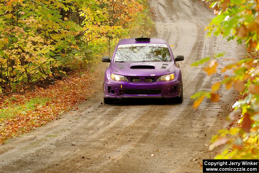 Silas Himes / Charlotte Himes Subaru WRX STi on SS13, Trouble.