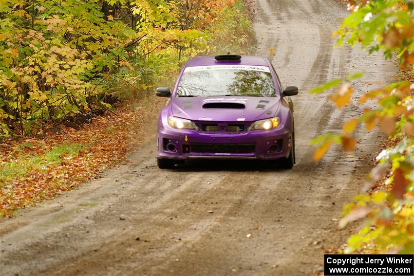 Silas Himes / Charlotte Himes Subaru WRX STi on SS13, Trouble.