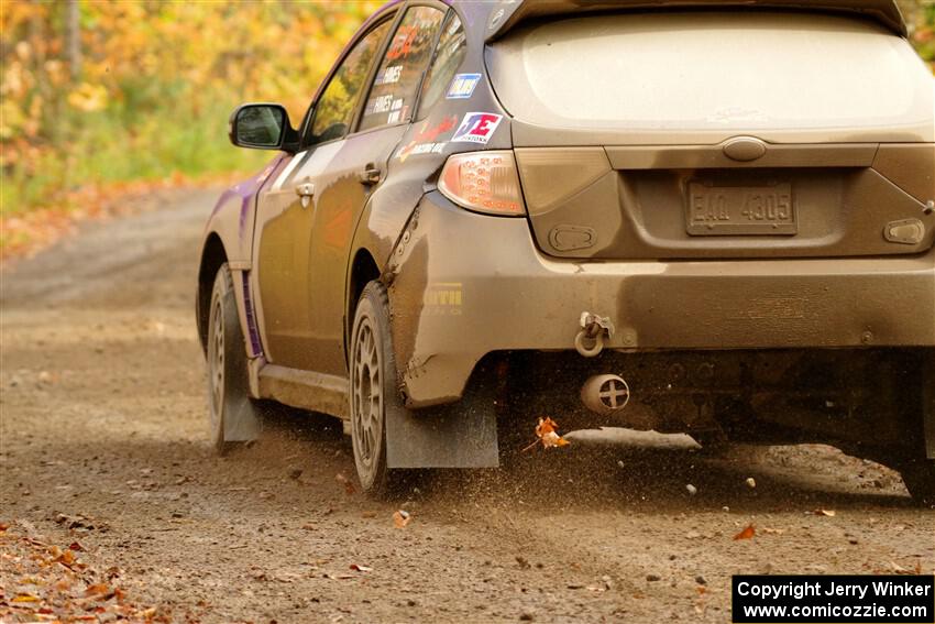 Silas Himes / Charlotte Himes Subaru WRX STi on SS13, Trouble.