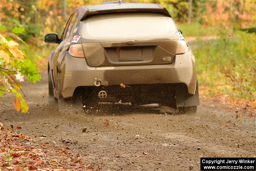 Silas Himes / Charlotte Himes Subaru WRX STi on SS13, Trouble.