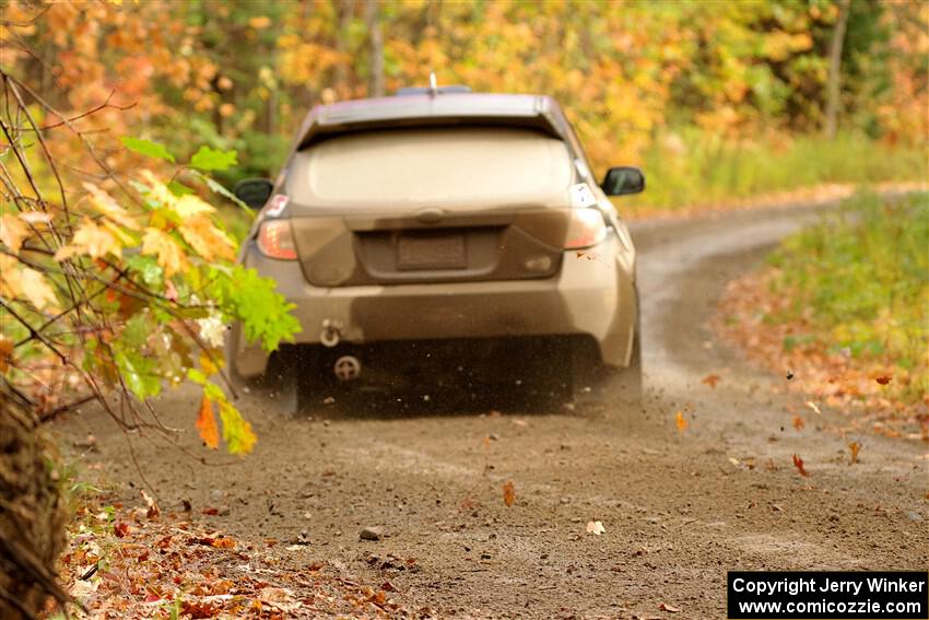 Silas Himes / Charlotte Himes Subaru WRX STi on SS13, Trouble.