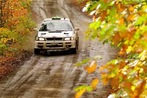 Jordon Haberer / Drew Staples Subaru Impreza on SS13, Trouble.