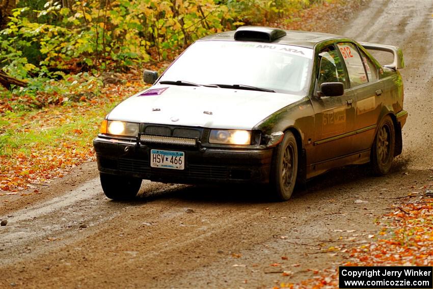 Matt Nykanen / Lars Anderson BMW 328i on SS13, Trouble.