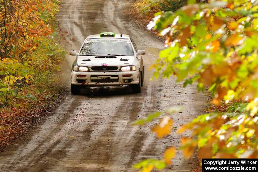 Jordon Haberer / Drew Staples Subaru Impreza on SS13, Trouble.