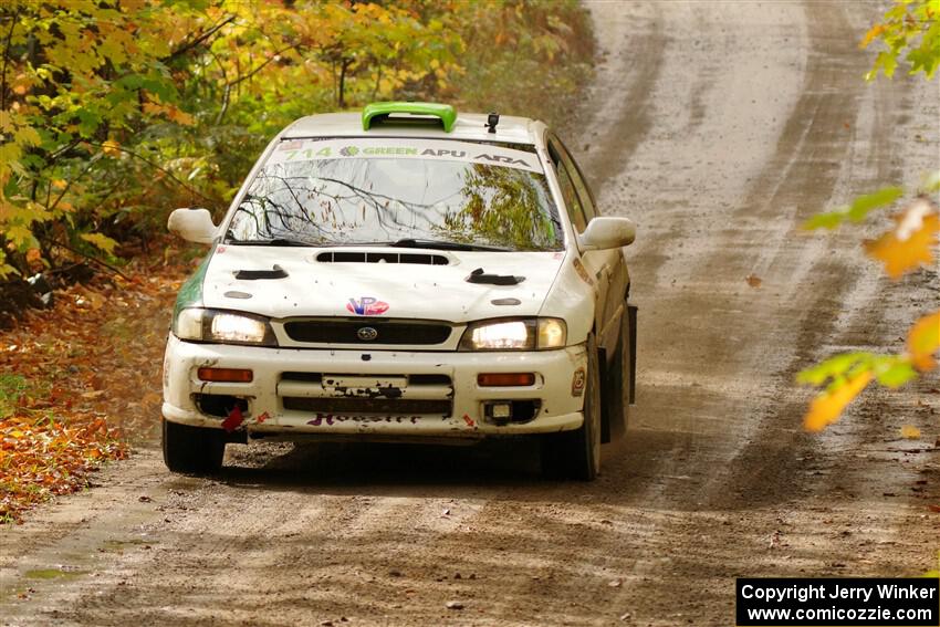 Jordon Haberer / Drew Staples Subaru Impreza on SS13, Trouble.