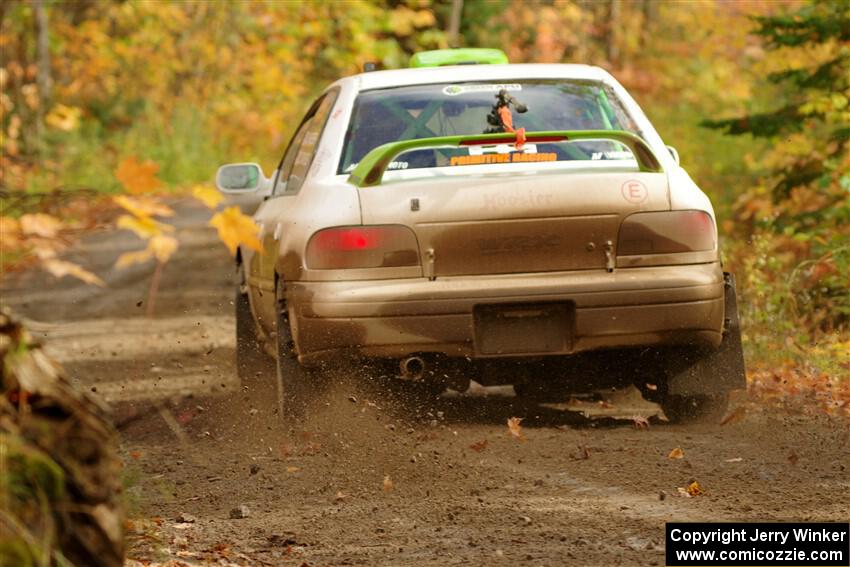 Jordon Haberer / Drew Staples Subaru Impreza on SS13, Trouble.