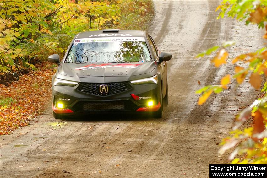 Chris Sladek / John Sharps Acura Integra on SS13, Trouble.