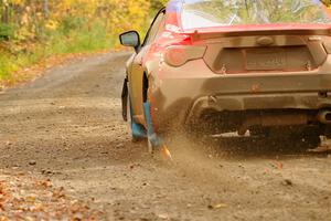 Santiago Iglesias / R.J. Kassel Subaru BRZ on SS13, Trouble.