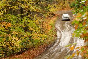 Aidan Hicks / John Hicks Subaru Impreza Wagon on SS13, Trouble.