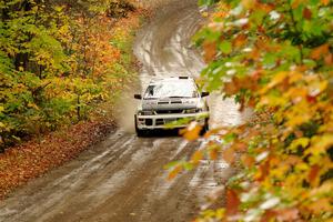 Aidan Hicks / John Hicks Subaru Impreza Wagon on SS13, Trouble.