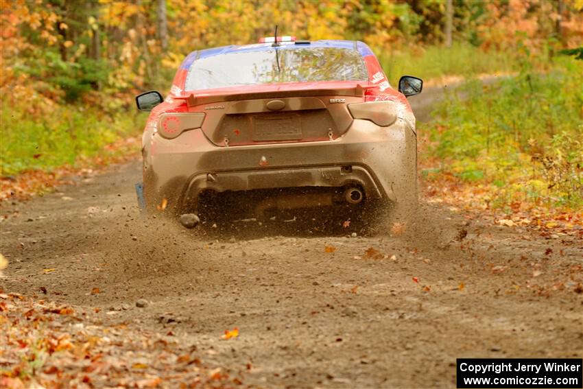 Santiago Iglesias / R.J. Kassel Subaru BRZ on SS13, Trouble.