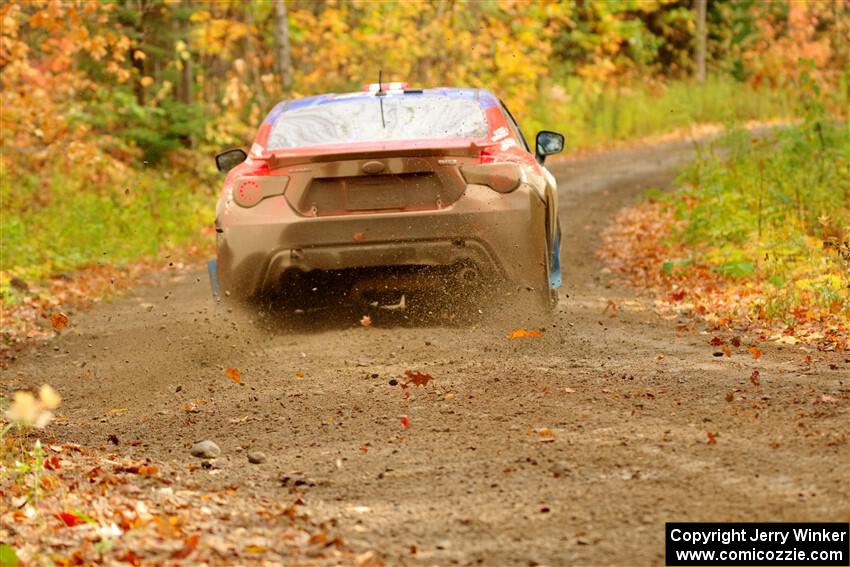 Santiago Iglesias / R.J. Kassel Subaru BRZ on SS13, Trouble.