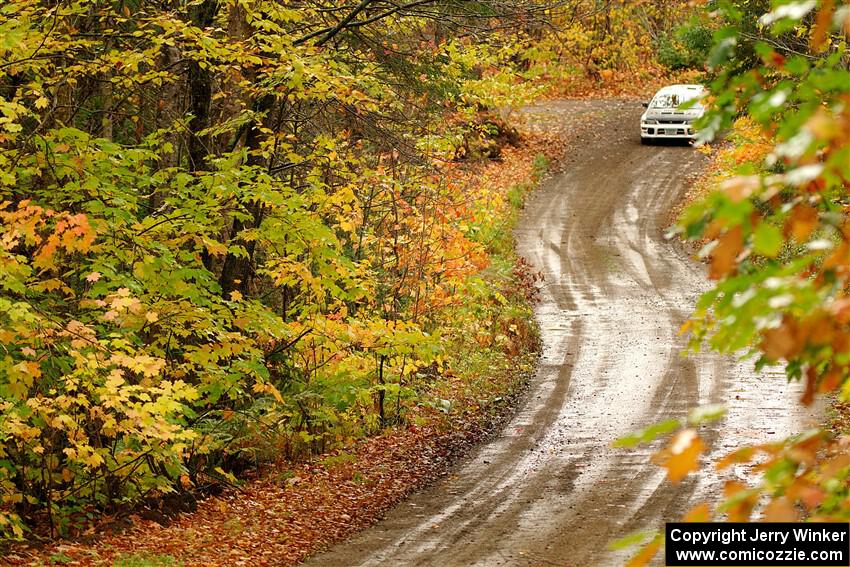 Aidan Hicks / John Hicks Subaru Impreza Wagon on SS13, Trouble.