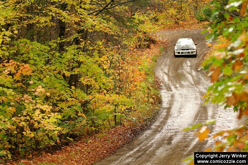 Aidan Hicks / John Hicks Subaru Impreza Wagon on SS13, Trouble.