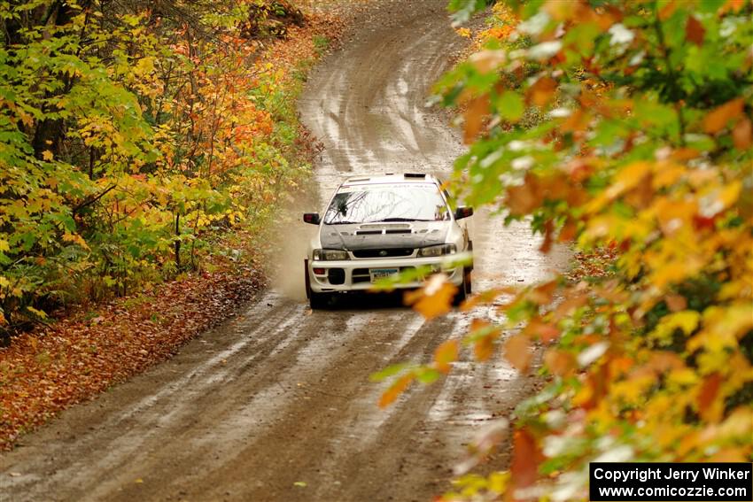 Aidan Hicks / John Hicks Subaru Impreza Wagon on SS13, Trouble.