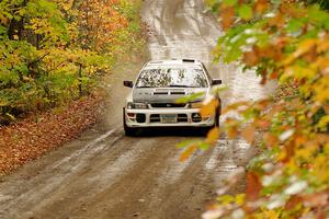 Aidan Hicks / John Hicks Subaru Impreza Wagon on SS13, Trouble.