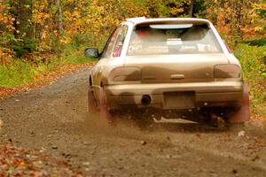 Aidan Hicks / John Hicks Subaru Impreza Wagon on SS13, Trouble.