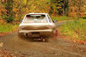 Aidan Hicks / John Hicks Subaru Impreza Wagon on SS13, Trouble.