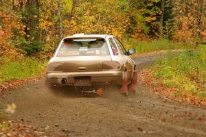 Aidan Hicks / John Hicks Subaru Impreza Wagon on SS13, Trouble.