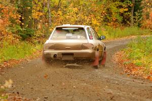 Aidan Hicks / John Hicks Subaru Impreza Wagon on SS13, Trouble.