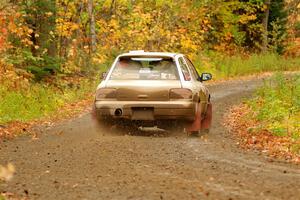 Aidan Hicks / John Hicks Subaru Impreza Wagon on SS13, Trouble.