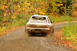 Aidan Hicks / John Hicks Subaru Impreza Wagon on SS13, Trouble.