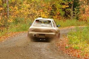 Aidan Hicks / John Hicks Subaru Impreza Wagon on SS13, Trouble.