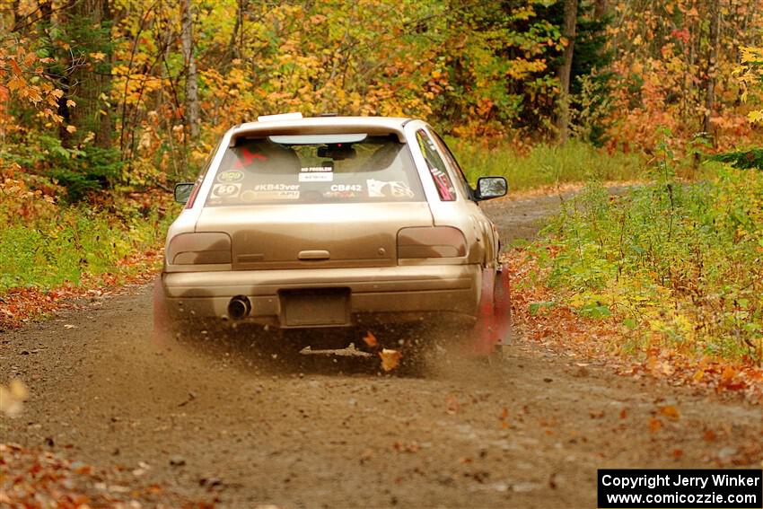 Aidan Hicks / John Hicks Subaru Impreza Wagon on SS13, Trouble.