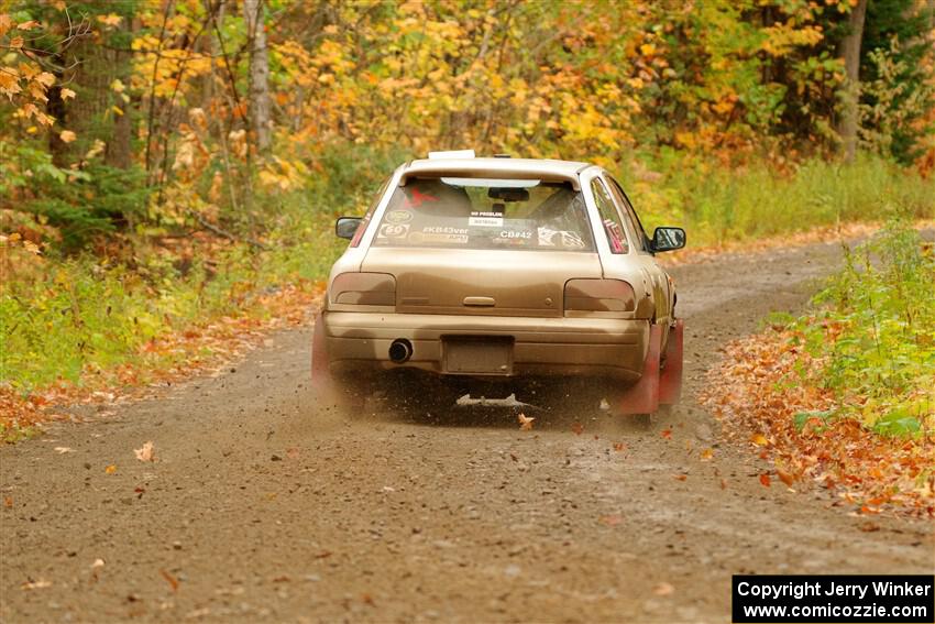 Aidan Hicks / John Hicks Subaru Impreza Wagon on SS13, Trouble.