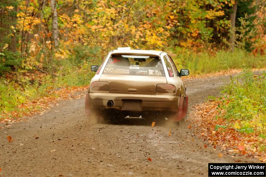 Aidan Hicks / John Hicks Subaru Impreza Wagon on SS13, Trouble.