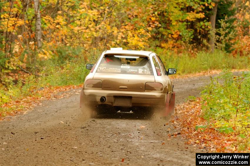 Aidan Hicks / John Hicks Subaru Impreza Wagon on SS13, Trouble.