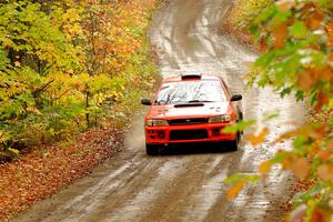 Travis Mattonen / Anikka Nykanen Subaru Impreza on SS13, Trouble.