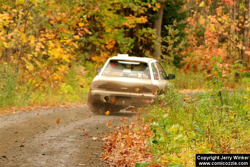 Aidan Hicks / John Hicks Subaru Impreza Wagon on SS13, Trouble.