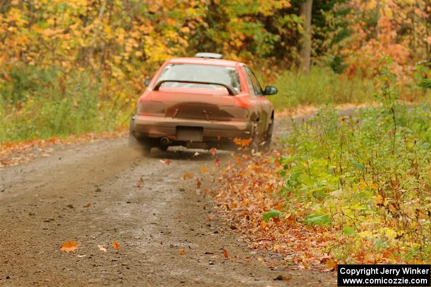 Travis Mattonen / Anikka Nykanen Subaru Impreza on SS13, Trouble.