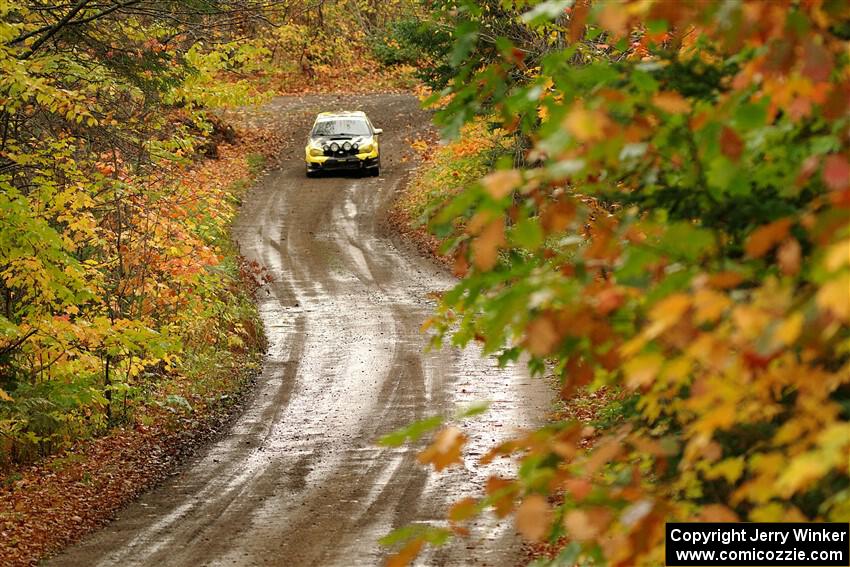 Colin Schulz / Jake Carlson Subaru WRX STi on SS13, Trouble.