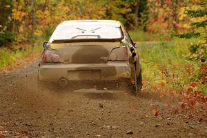 Colin Schulz / Jake Carlson Subaru WRX STi on SS13, Trouble.