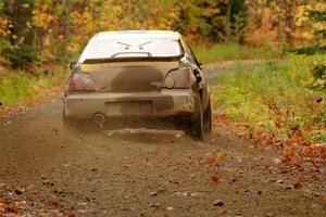 Colin Schulz / Jake Carlson Subaru WRX STi on SS13, Trouble.