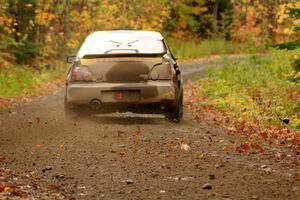 Colin Schulz / Jake Carlson Subaru WRX STi on SS13, Trouble.