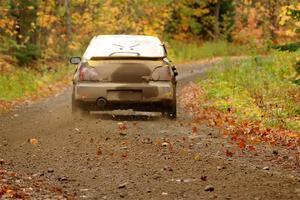 Colin Schulz / Jake Carlson Subaru WRX STi on SS13, Trouble.