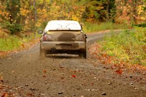 Colin Schulz / Jake Carlson Subaru WRX STi on SS13, Trouble.