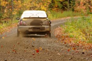 Colin Schulz / Jake Carlson Subaru WRX STi on SS13, Trouble.