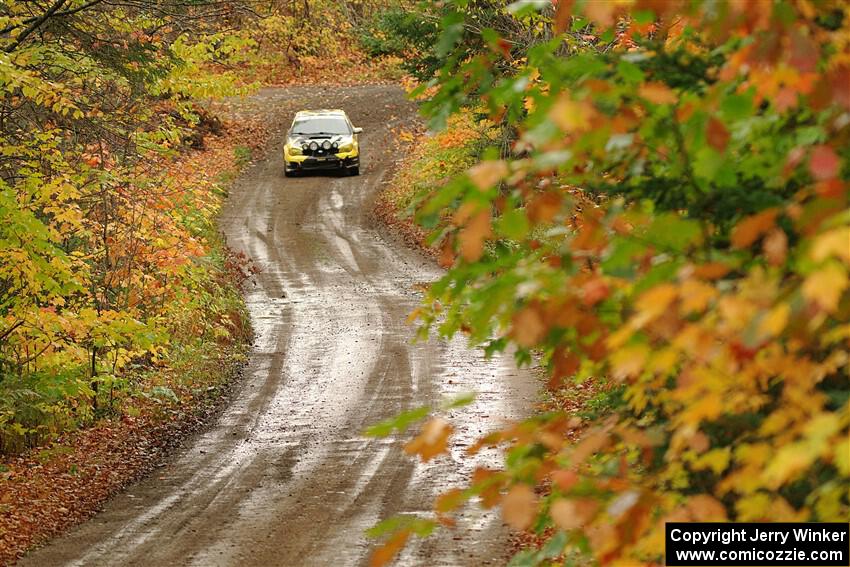 Colin Schulz / Jake Carlson Subaru WRX STi on SS13, Trouble.