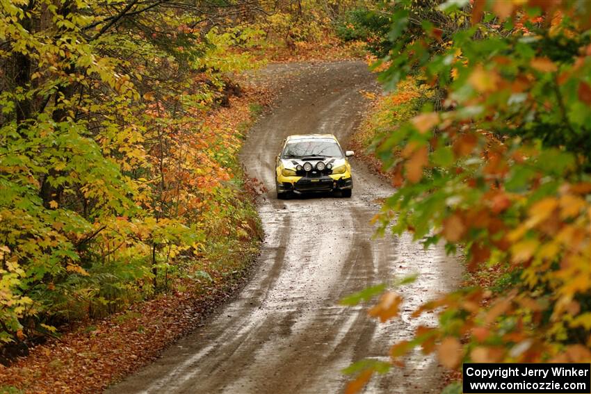 Colin Schulz / Jake Carlson Subaru WRX STi on SS13, Trouble.