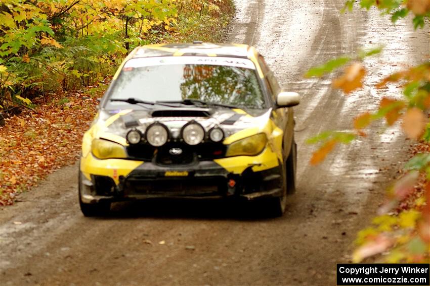 Colin Schulz / Jake Carlson Subaru WRX STi on SS13, Trouble.