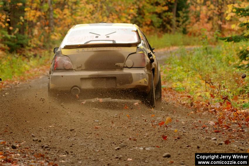 Colin Schulz / Jake Carlson Subaru WRX STi on SS13, Trouble.