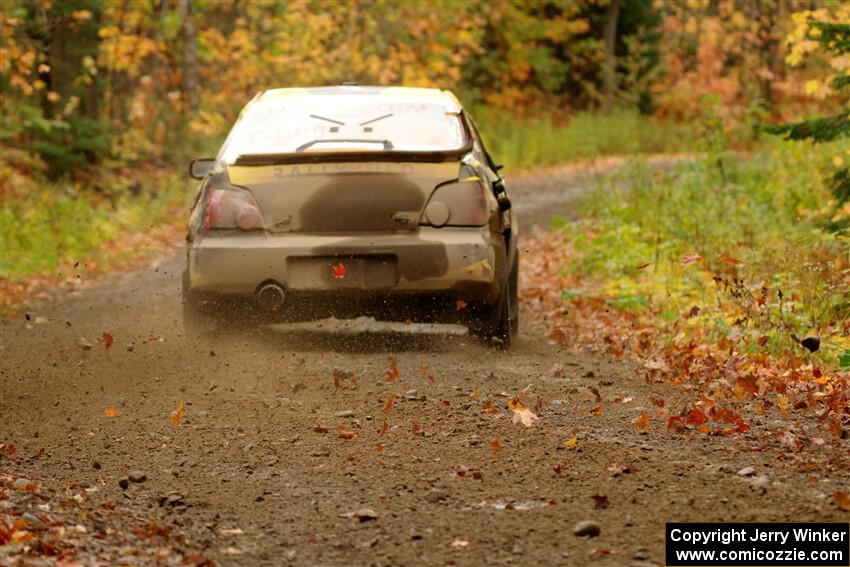 Colin Schulz / Jake Carlson Subaru WRX STi on SS13, Trouble.