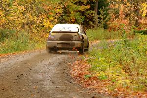 Colin Schulz / Jake Carlson Subaru WRX STi on SS13, Trouble.